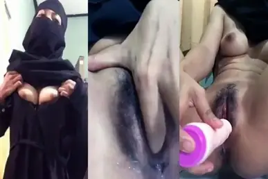 Hijaber ABG Bercadar Colmek Dildo Memek Banjir Basah